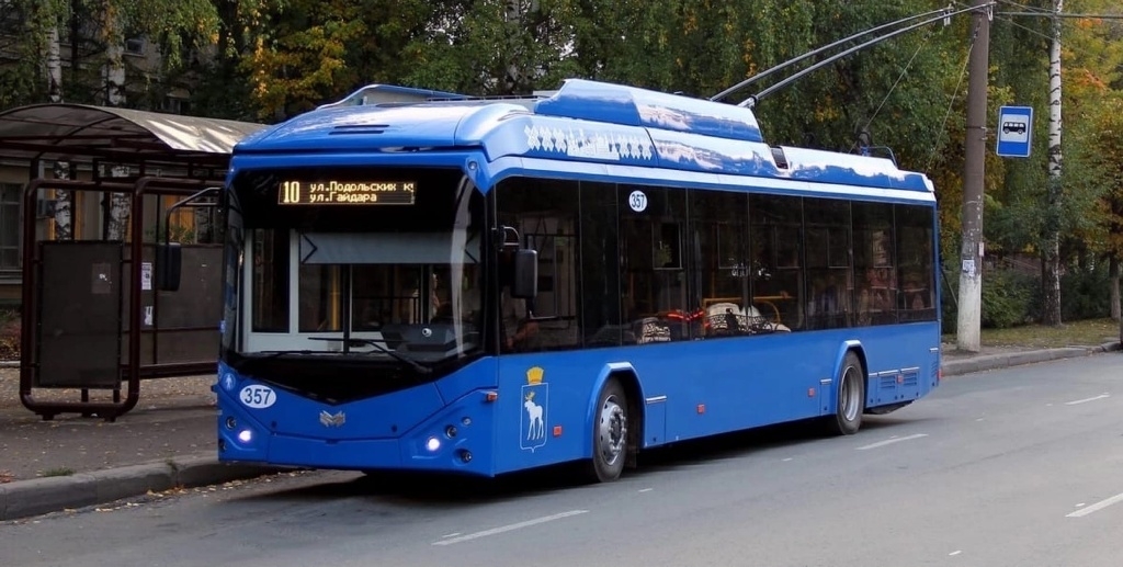 Схема движения троллейбусов йошкар ола