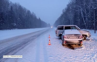 Три человека пострадали в ДТП на трассе "Вятка" в Марий Эл