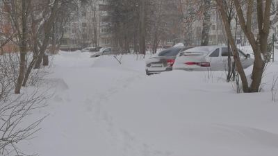 В Йошкар-Оле введён режим повышенной готовности из-за снегопада