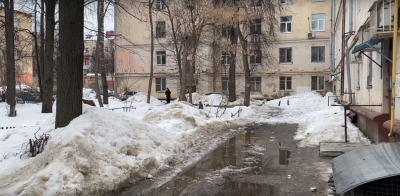 В мэрии Йошкар-Олы поручили управляющим компаниям организовать водоотвод во дворах