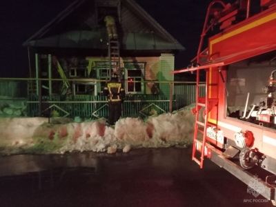 На пожаре в поселке Параньга погиб 47-летний житель Марий Эл