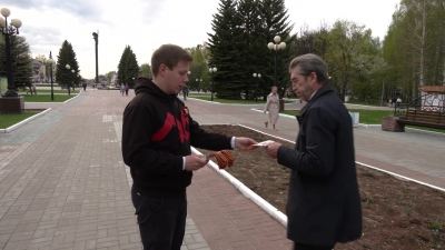 Традиционная акция «Георгиевская ленточка» стартовала в Марий Эл