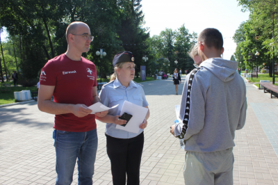 В Йошкар-Оле общественники призывали горожан отказаться от курения