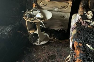 В Марий Эл из-за замыкания электропроводки загорелась квартира