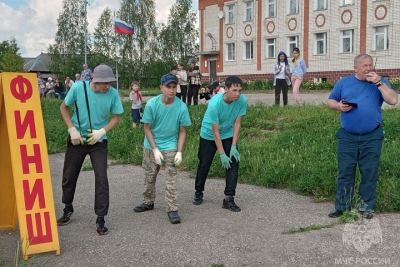 В Марий Эл прошли соревнования юных пожарных