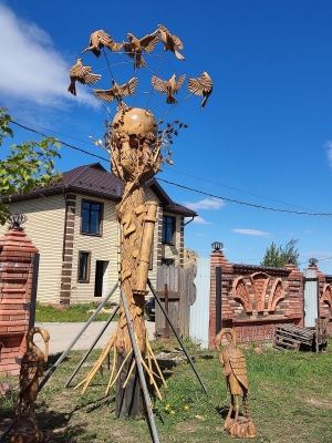 Деревянную скульптуру умельца из Йошкар-Олы установят на аллее героев