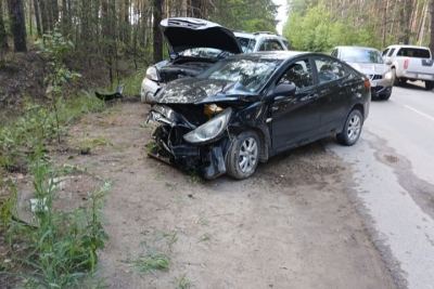 В Марий Эл двое пассажиров пострадали в ДТП
