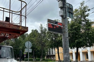 На остановках Йошкар-Олы устанавливают информационные табло