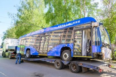 В троллейбусный парк Йошкар-Олы поступил новый троллейбус
