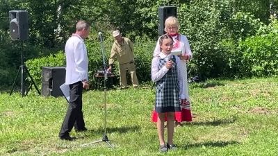 Марий Эл ТВ: Морко районысо Кугорнӱмбал Шале ялыште Кугу Отечественный сарыште лийше-влаклан мемориалым почыныт
