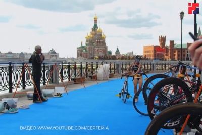 В Йошкар-Оле триатлонисты определяли лучших в водах Малой Кокшаги