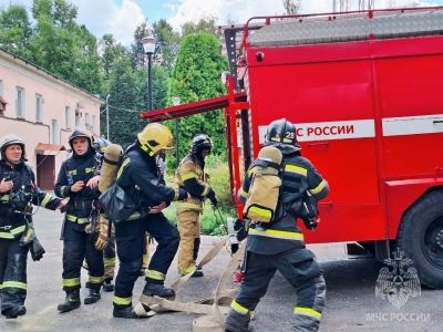 В Марий Эл прошли пожарно-тактические учения