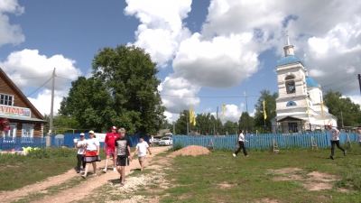 Марий Эл ТВ: Морко районысо Арын селасе храм пелен «Золотые купола» православий лагерь