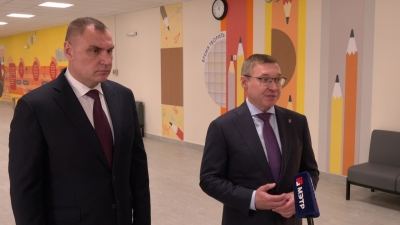 Юрий Зайцев и Владимир Якушев оценили новую 32-ю школу Йошкар-Олы