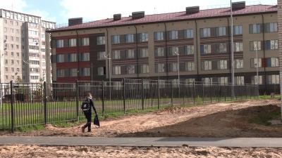 Двор дома №20 по ул. Петрова в Йошкар-Оле преображается