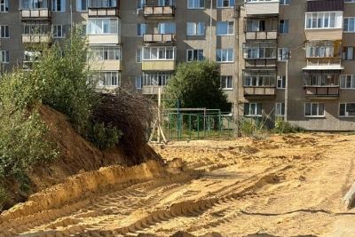 В Йошкар-Оле на улице Садовой ремонтируют теплосети