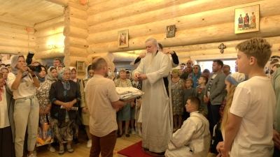Новый храм в Волжске освятили в Сретение Владимирской иконы Божией Матери