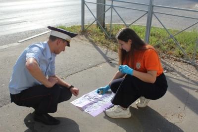 В Йошкар-Оле наносят социальные граффити