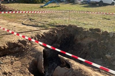 В Йошкар-Оле на Красноармейской ремонтируют ливневки