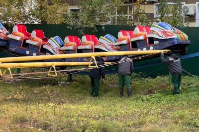 В Йошкар-Оле городок аттракционов закрыли до весны