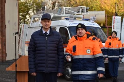 Марийским спасателям вручили ключи от новой техники