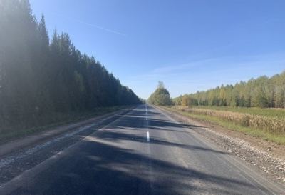 В Марий Эл подъезд к деревне Елембаево отремонтировали с опережением сроков