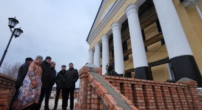 В Волжске завершается реконструкция здания кинотеатра «Родина»