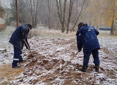 В Йошкар-Оле на улице Мира заменили старый водопровод