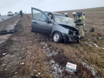 На автодороге Йошкар-Ола – Уржум в результате лобового столкновения погиб один из водителей