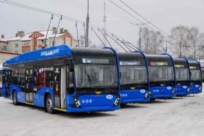 В Йошкар-Оле на маршрут вышли новые троллейбусы