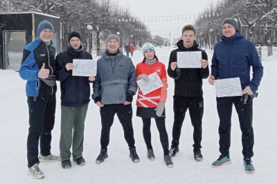 В Йошкар-Оле любители бега «нарисовали» символ китайского гороскопа