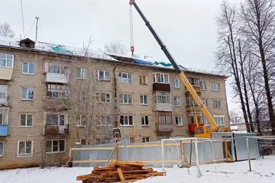 В Йошкар-Оле досрочно начали капремонт многоквартирного дома на улице Я. Эшпая