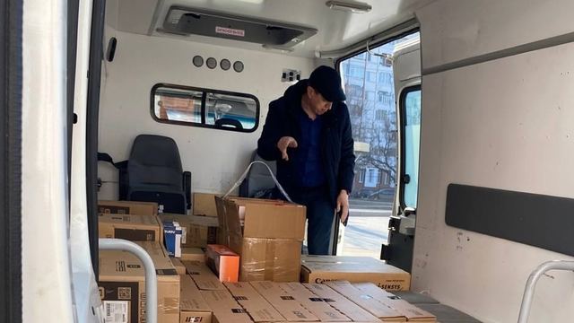 Марий Эл отправила в Куйбышевский округ оргтехнику и строительные материалы