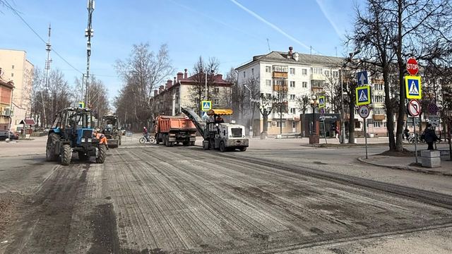 Дороги Йошкар-Олы ремонтируют по технологии горячего асфальта