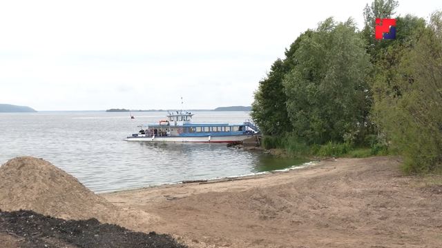 В Марий Эл открылась паромная переправа через Волгу