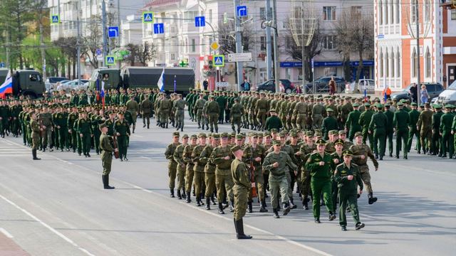 В Йошкар-Оле состоялась первая репетиция Парада Победы