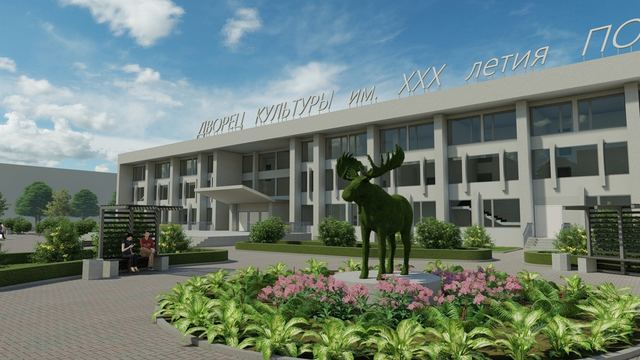 Музыкальный фонтан и зоны отдыха: йошкаролинцам показали проект благоустройства территории перед Дворцом культуры им. XXX-летия Победы