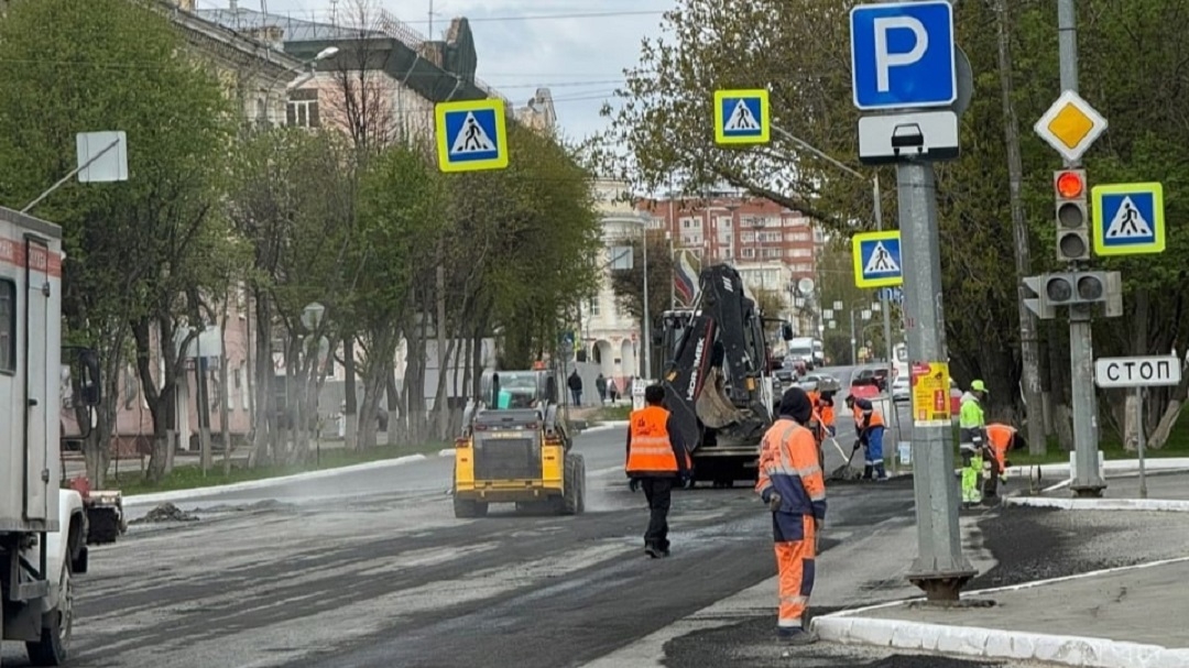 В Йошкар-Оле приступили к ремонту дорог по Ленинскому проспекту