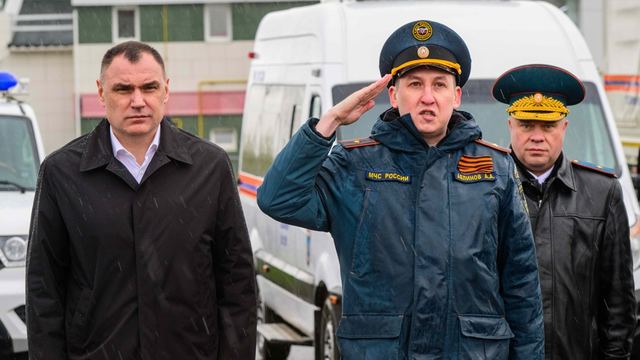 Глава Марий Эл вручил ключи от новой пожарно-спасательной техники