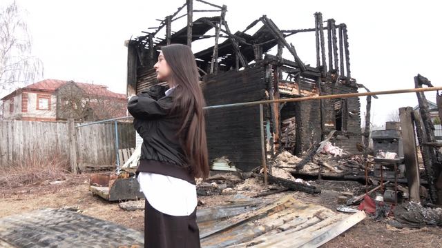 13-летняя Кристина Хоменко рассказала, как вывела дедушку и брата из горящего дома