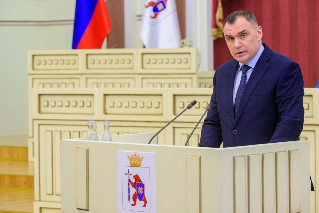 Регион вуйлатыше Юрий Зайцев Правительствын пашаже нерген докладым Марий Эл Кугыжаныш погынын черетан сессийыштыже ыштен