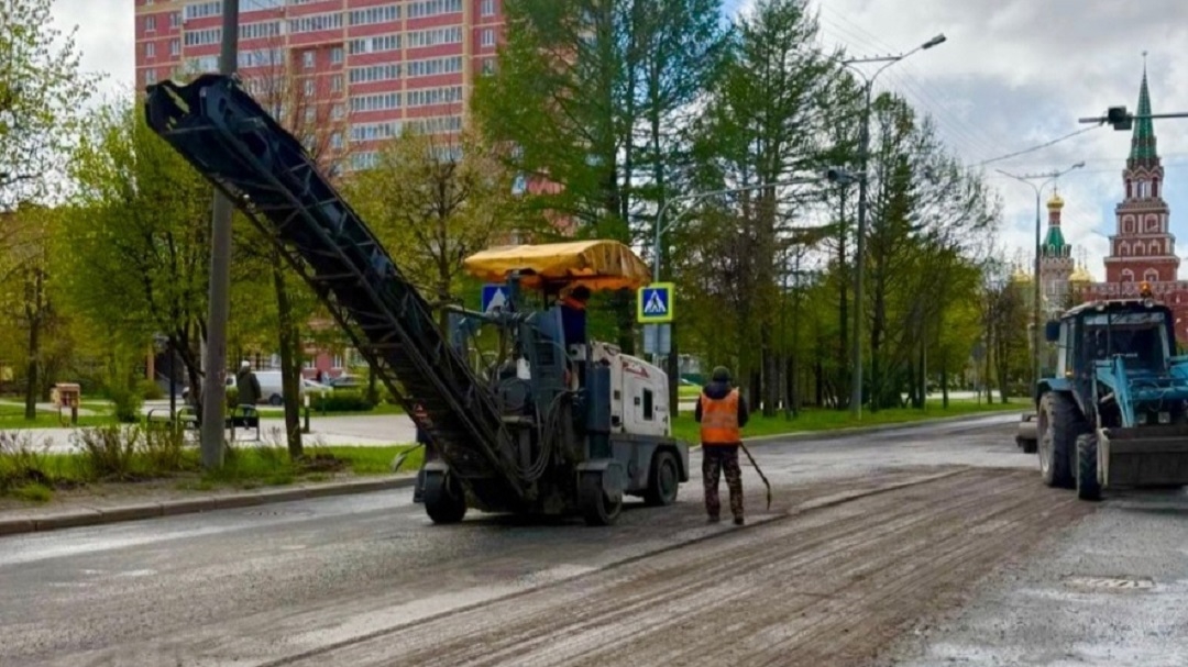 В Йошкар-Оле продолжают приводить в порядок дороги