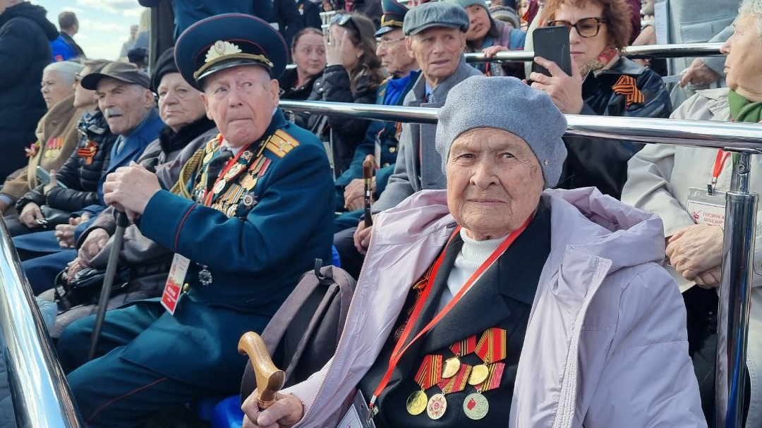 Ветеран Великой Отечественной войны Анна Головина присутствовала на Параде Победы в Москве