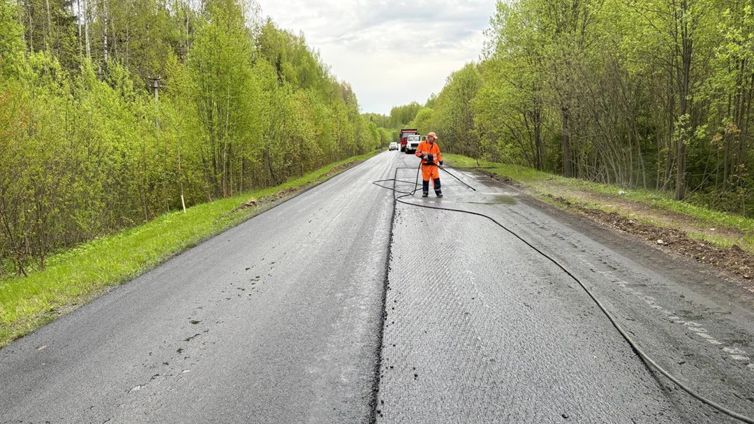 В районе Марий Эл 12 километров автодороги приводят в нормативное состояние