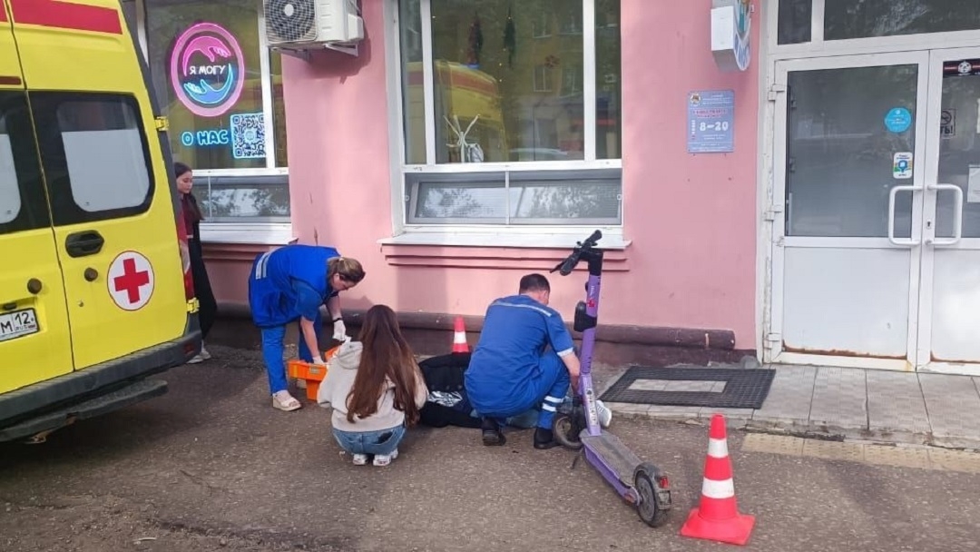 В центре Йошкар-Олы от наезда электросамоката пострадала пенсионерка