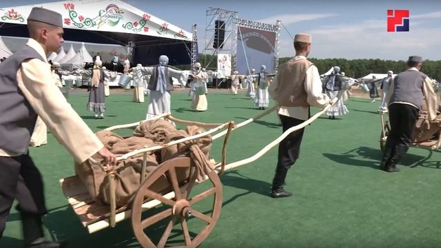 В Марий Эл Сабантуй завершится праздничным фейерверком