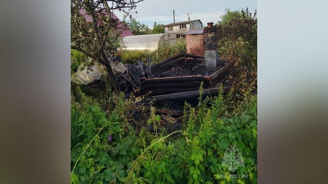 В Марий Эл на пожаре погиб пожилой мужчина
