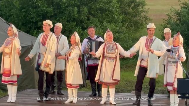 Марий Эл ТВ: Морко район Ӱшӱттӱрыштӧ Юрий Русановым шарныме концерт лийын