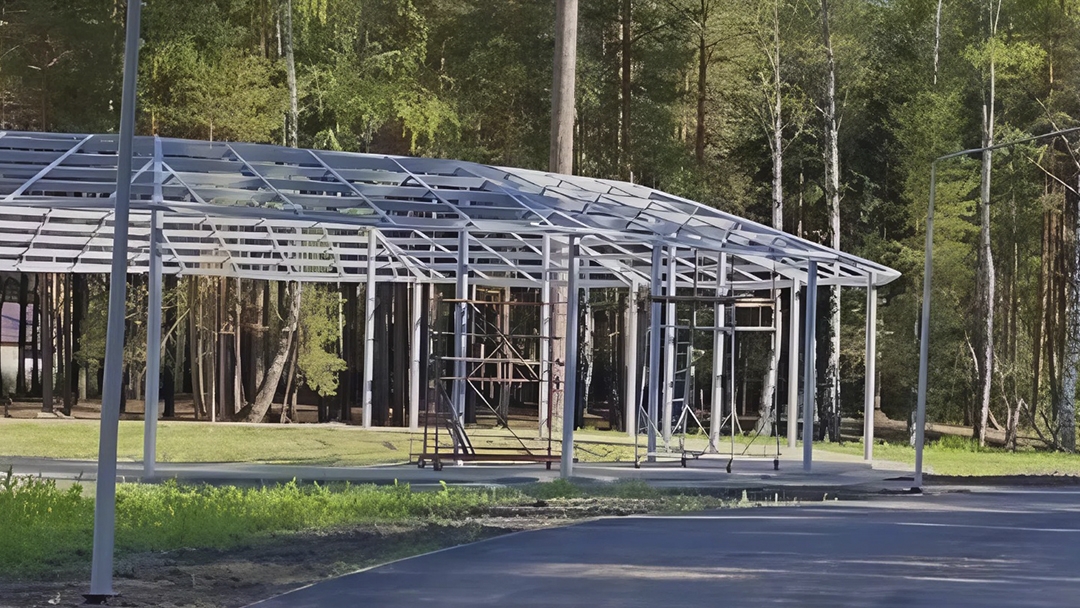 В городе Звенигово завершается строительство «Аллеи здоровья»