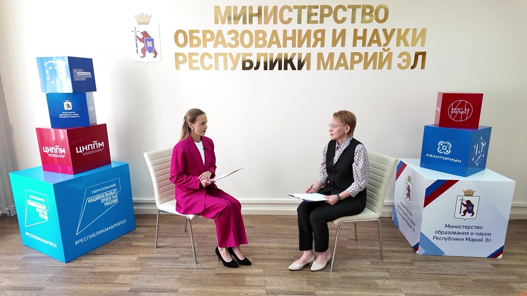 Марий Эл ТВ.ИНТЕРВЬЮ: Марий Эл Республикын туныктыш да шанче министрын алмаштышыже Валентина Гаврилова дене интервью